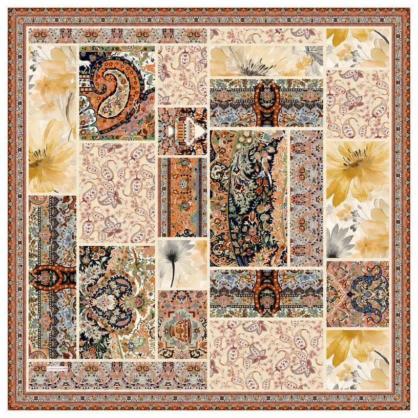 Safran — Eşarp 90x90CM