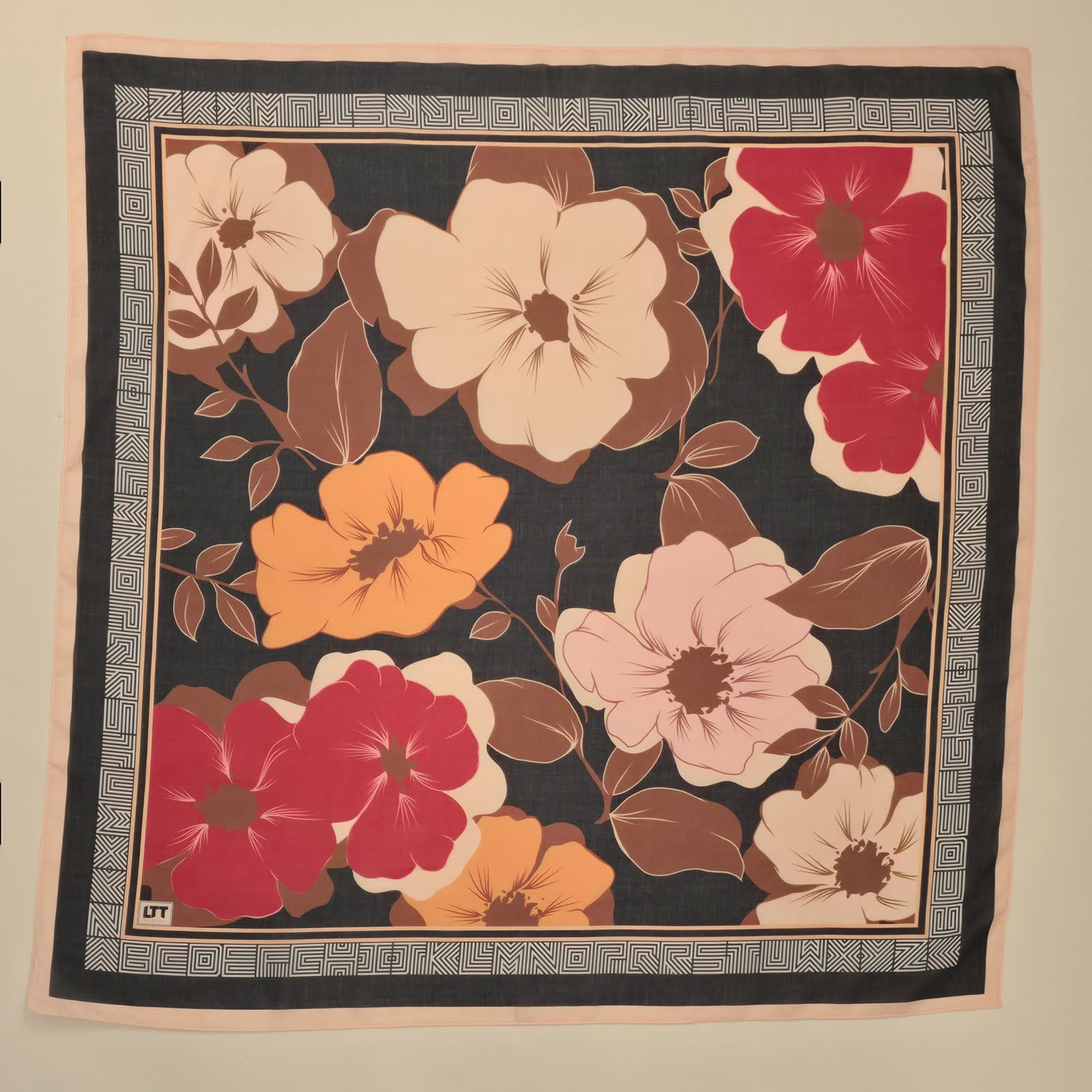 BAHÇE — Eşarp 91X91cm(+/-1)