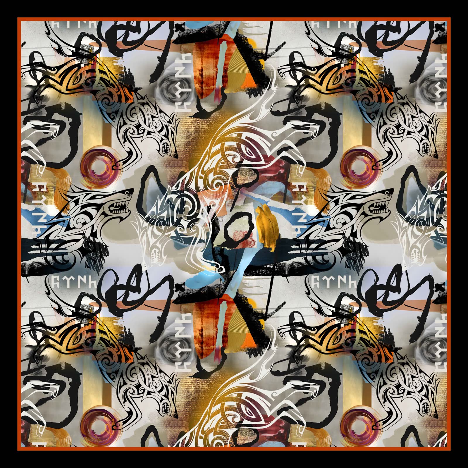 GÖKTÜRK — Bandana 55x55cm